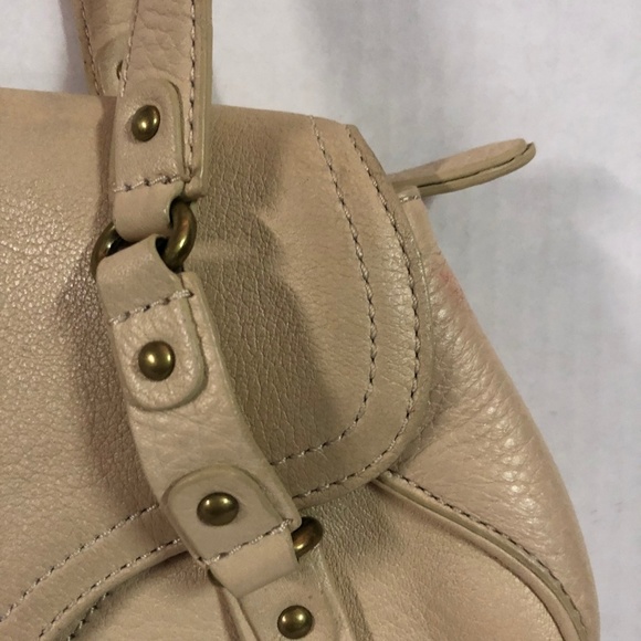 Cole Haan Village H05 Satchel Handbag Beige Pebble - Picture 4 of 8